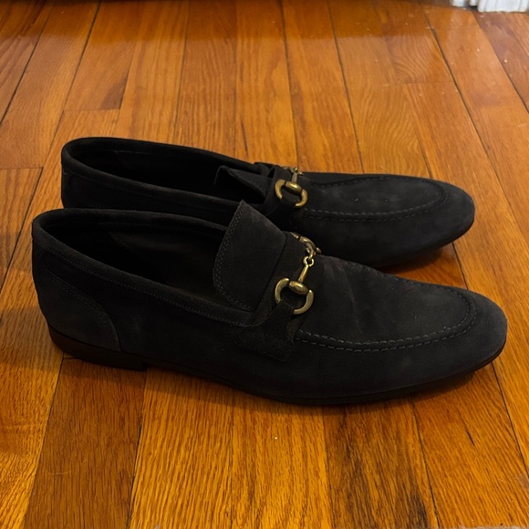 To Boot Dark Blue Loafers with Metal Accent - Picture 5 of 12